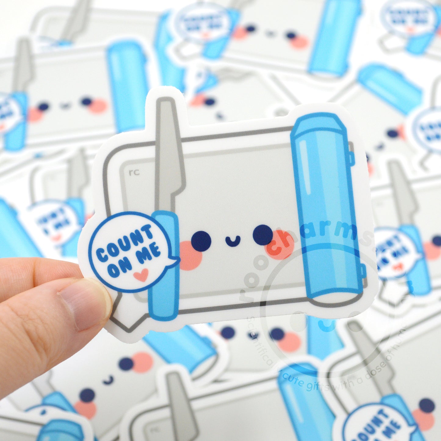 Pill Counter Vinyl Sticker