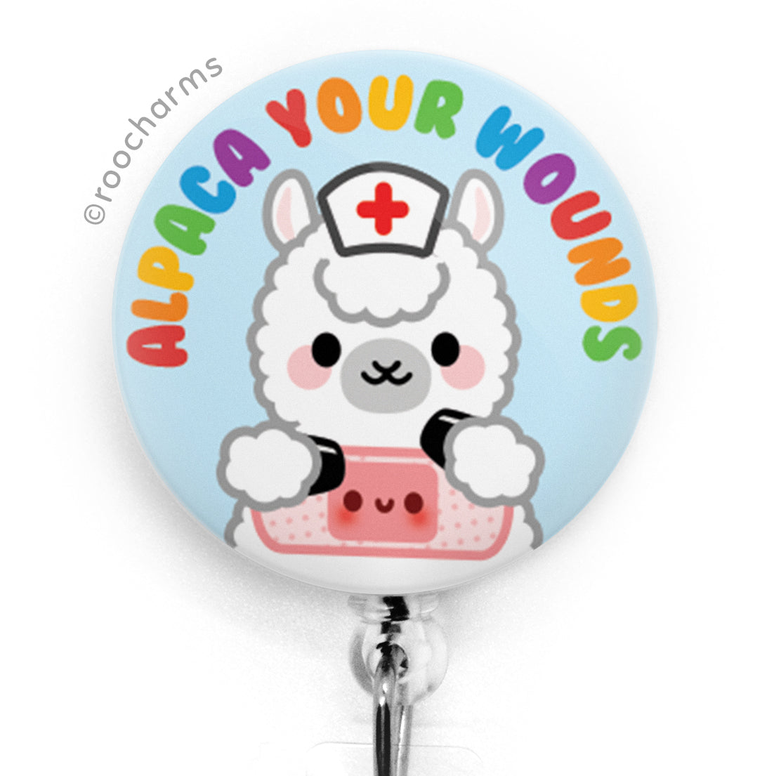 Alpaca Your Wounds Badge Reel