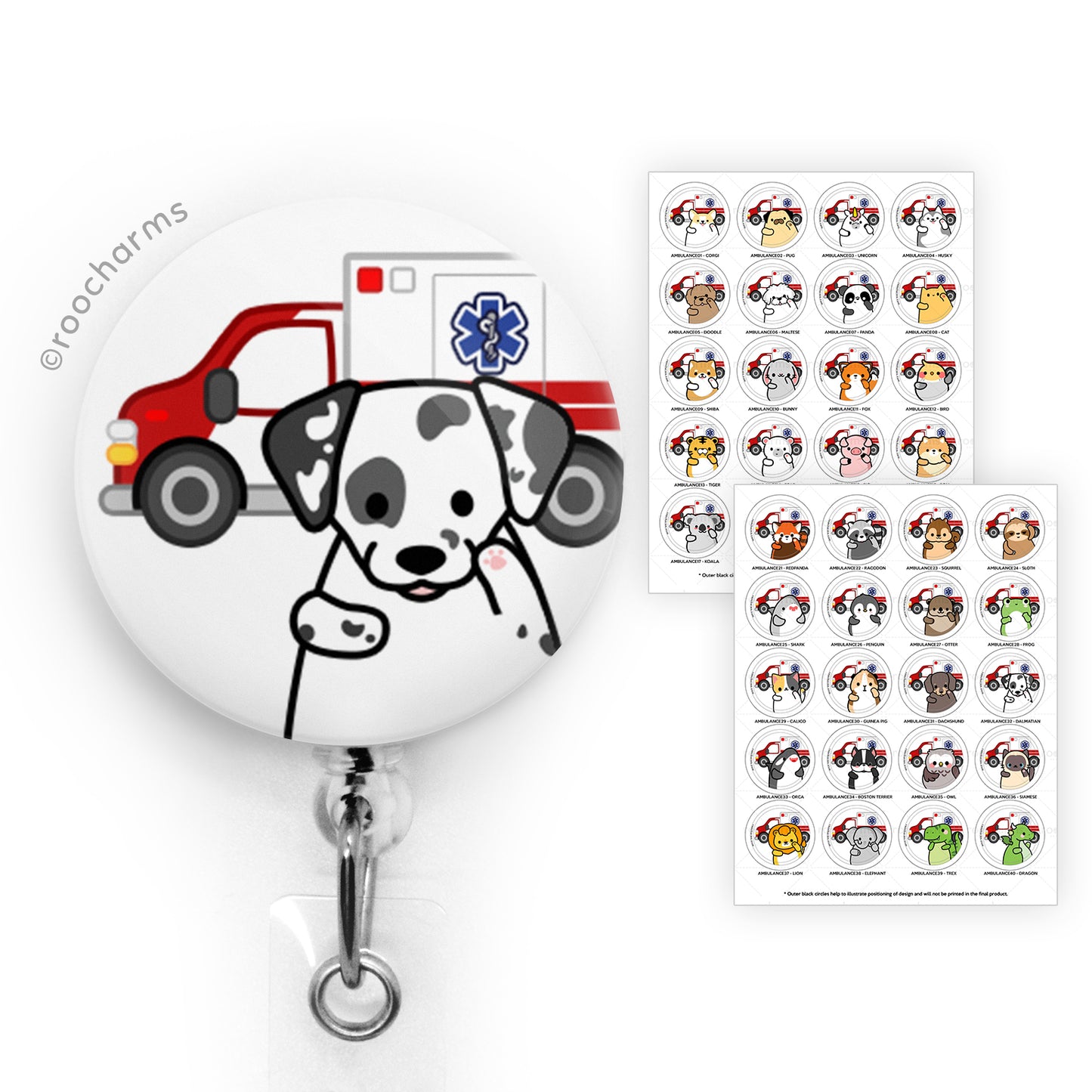 Ambulance Badge Reel