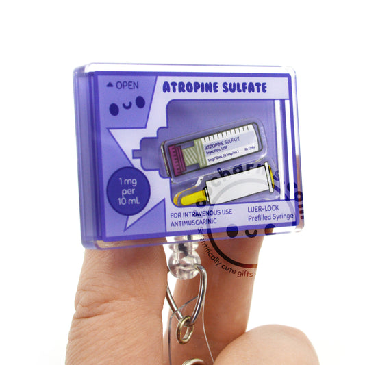 Atropine Shaker Badge Reel