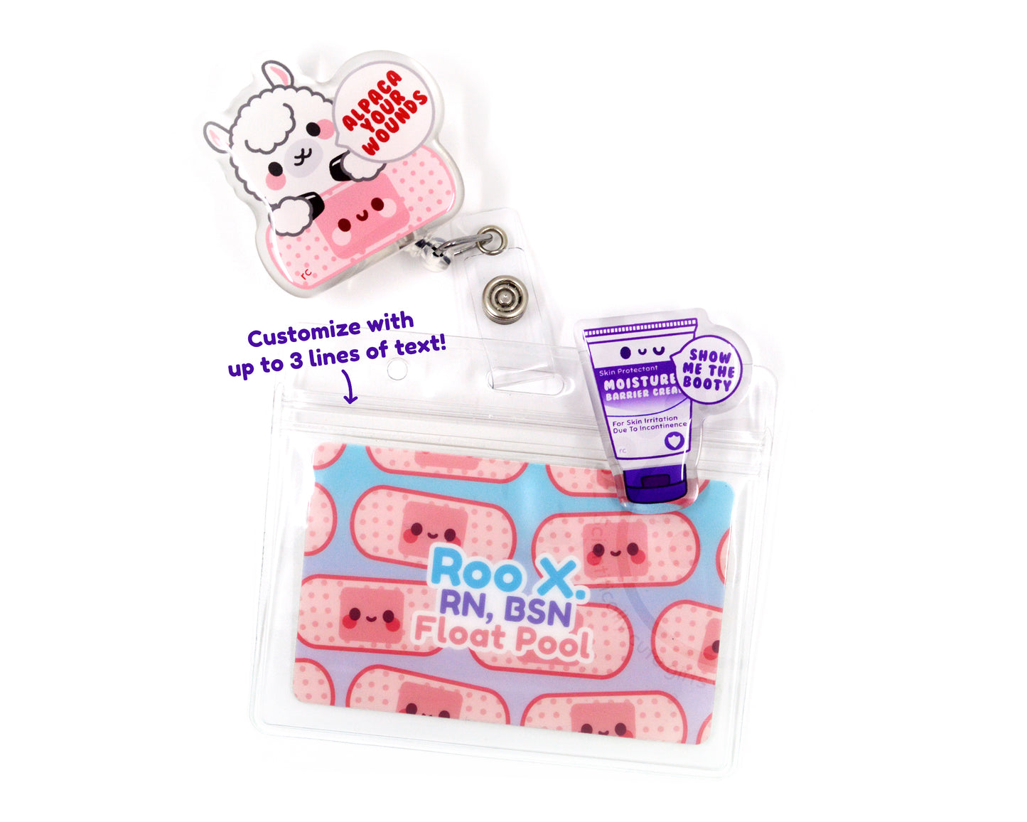 Bandages Badge Back