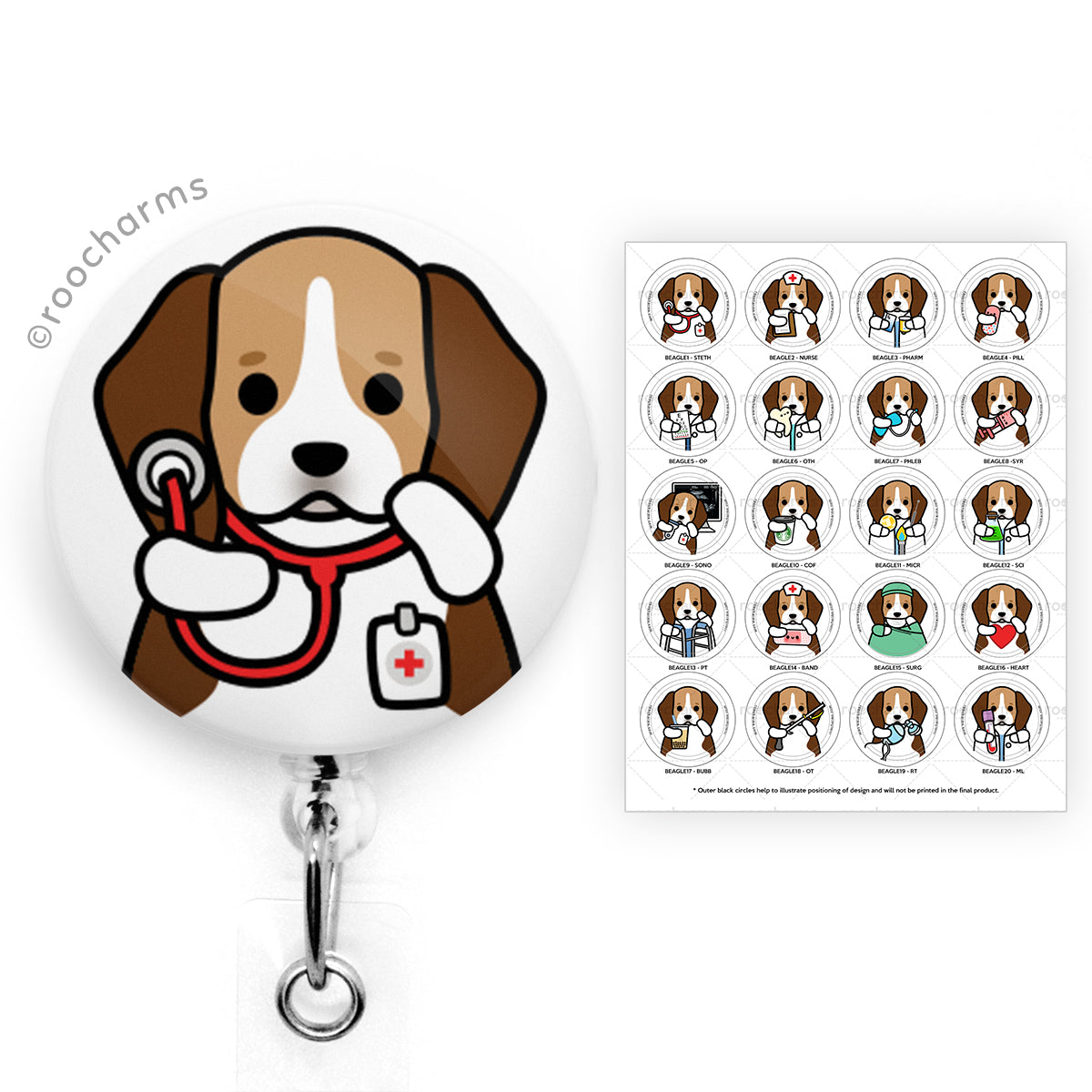 Beagle Badge Reel