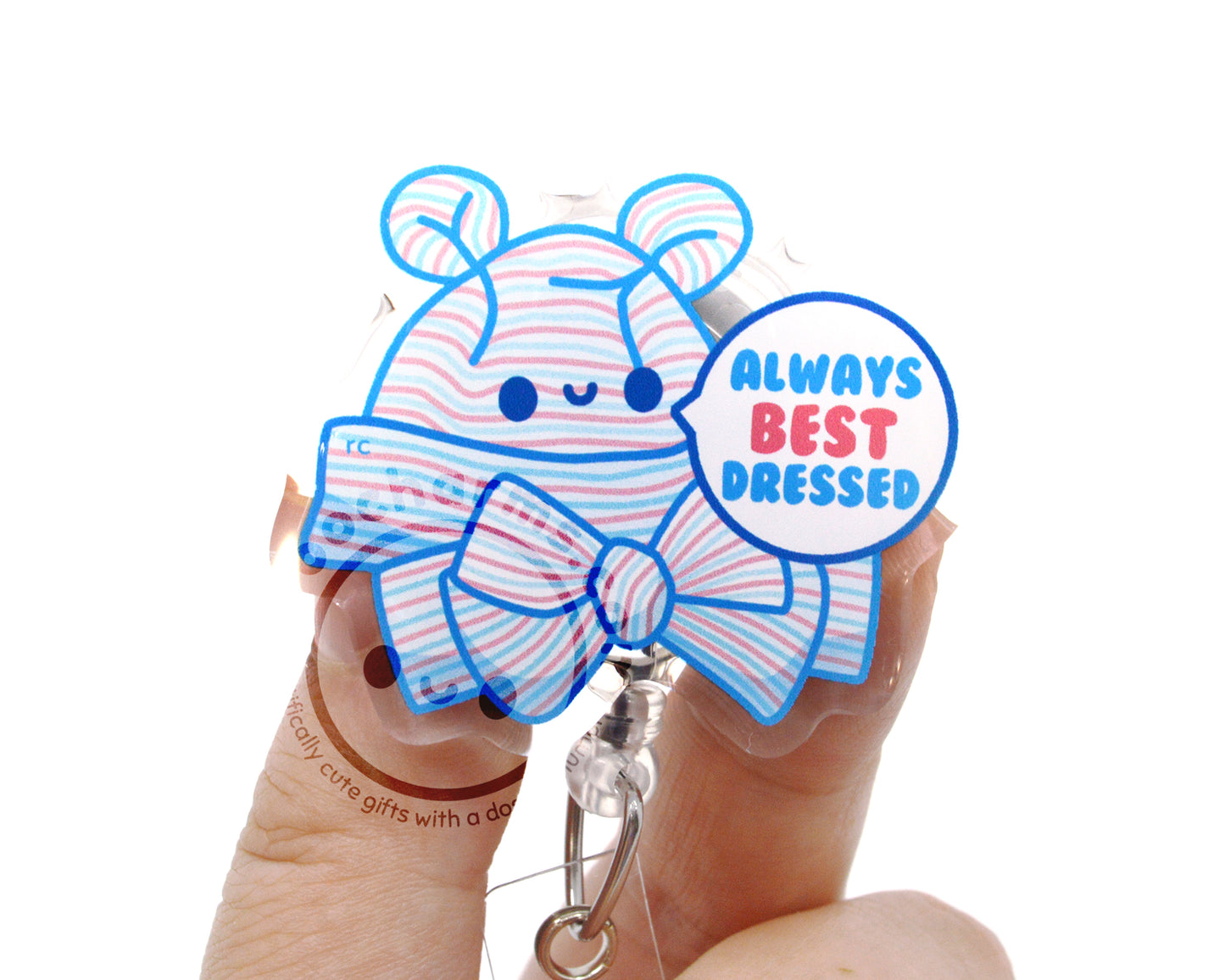 Best Dressed Acrylic Badge Reel