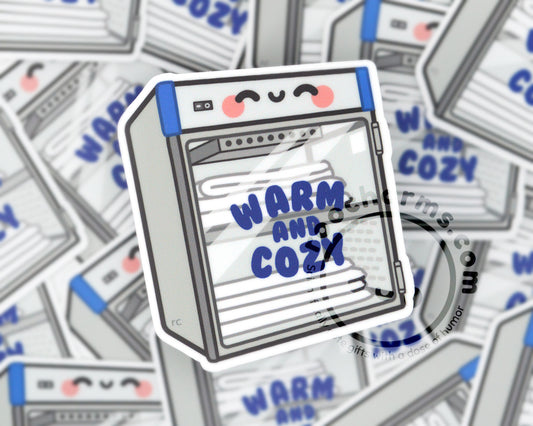 Blanket Warmer Vinyl Sticker