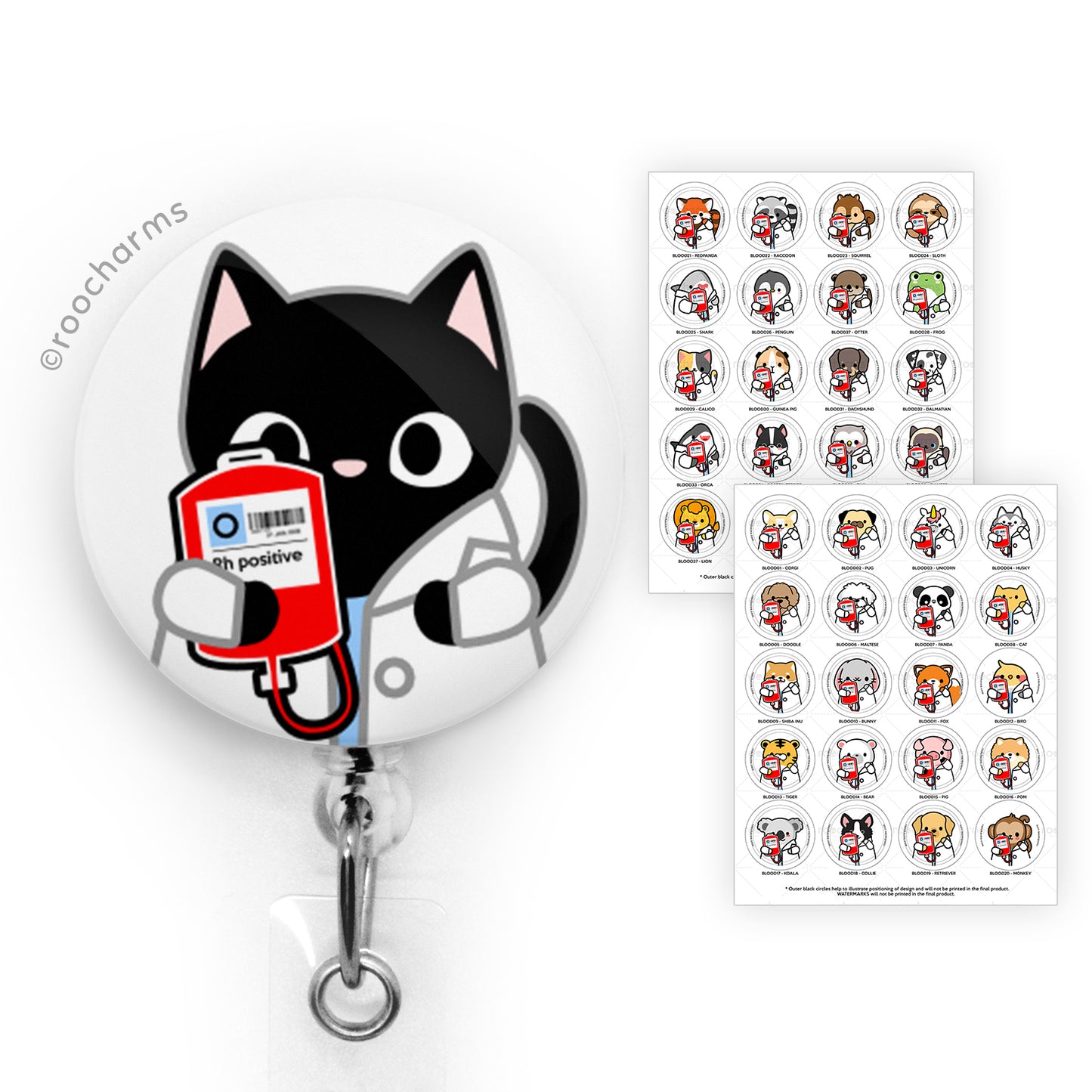 Blood Bank Badge Reel