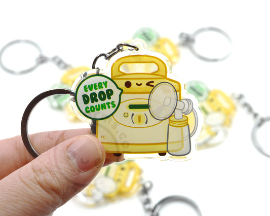 Breast Pump Keychain