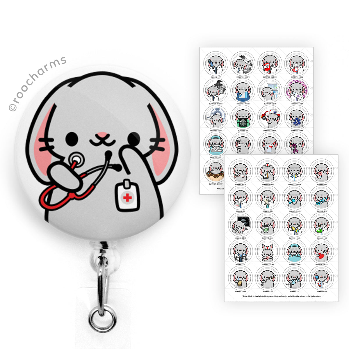 Bunny Badge Reel
