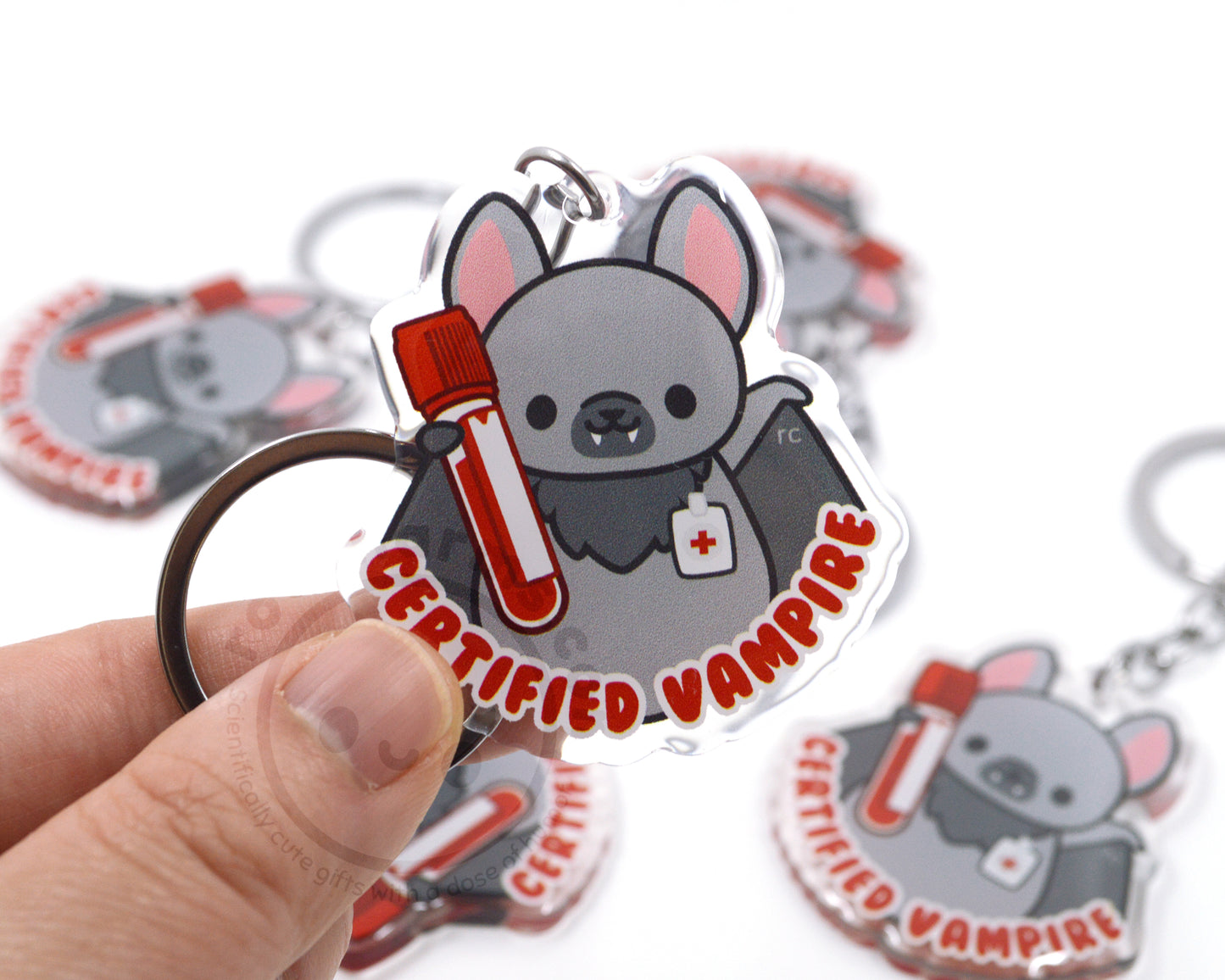 Certified Vampire Keychain