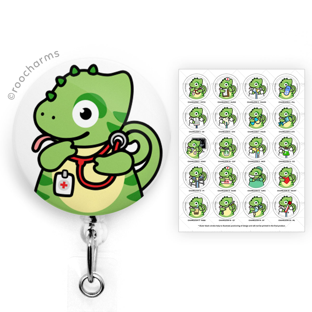 Chameleon Badge Reel