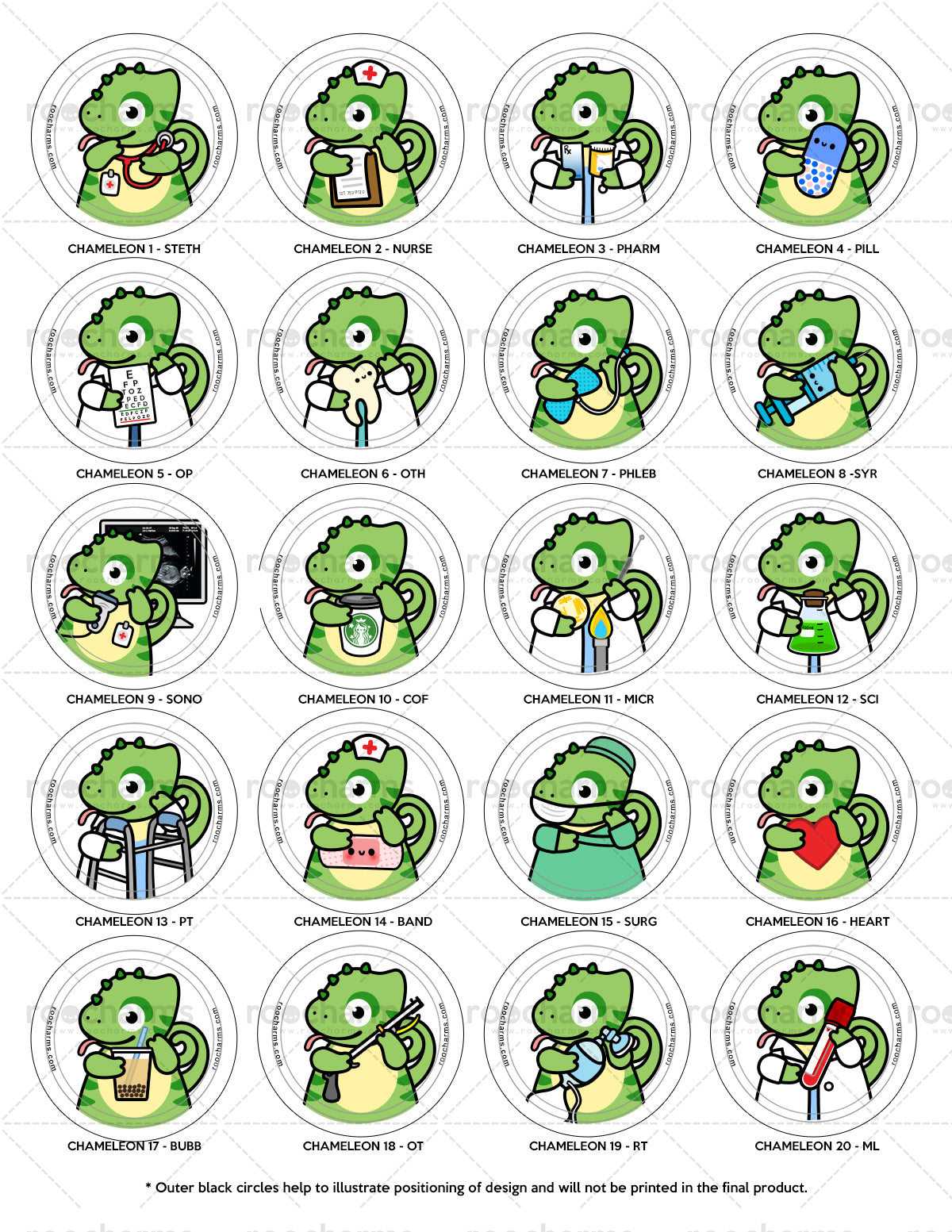 Chameleon Badge Reel