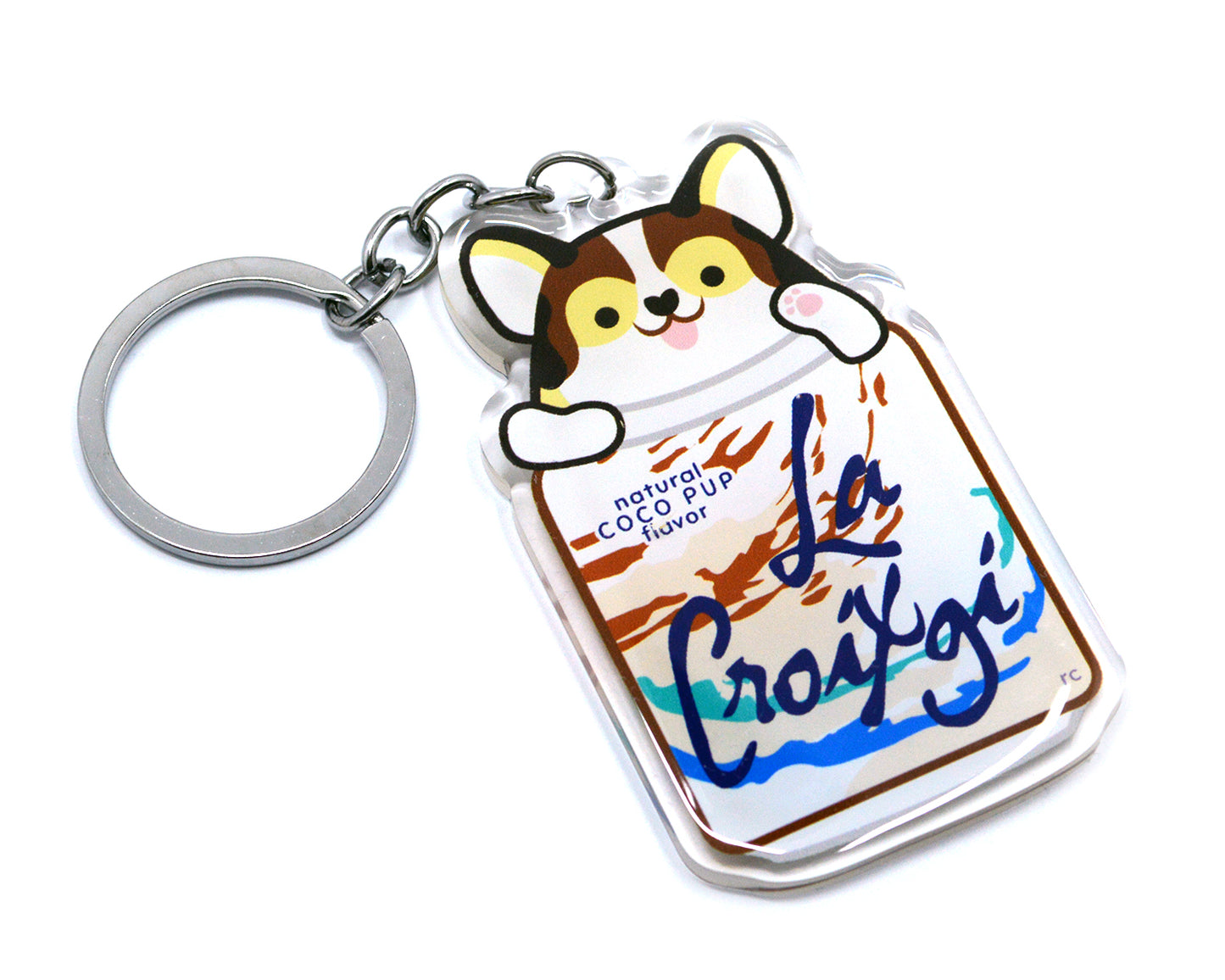 Corgi Keychain