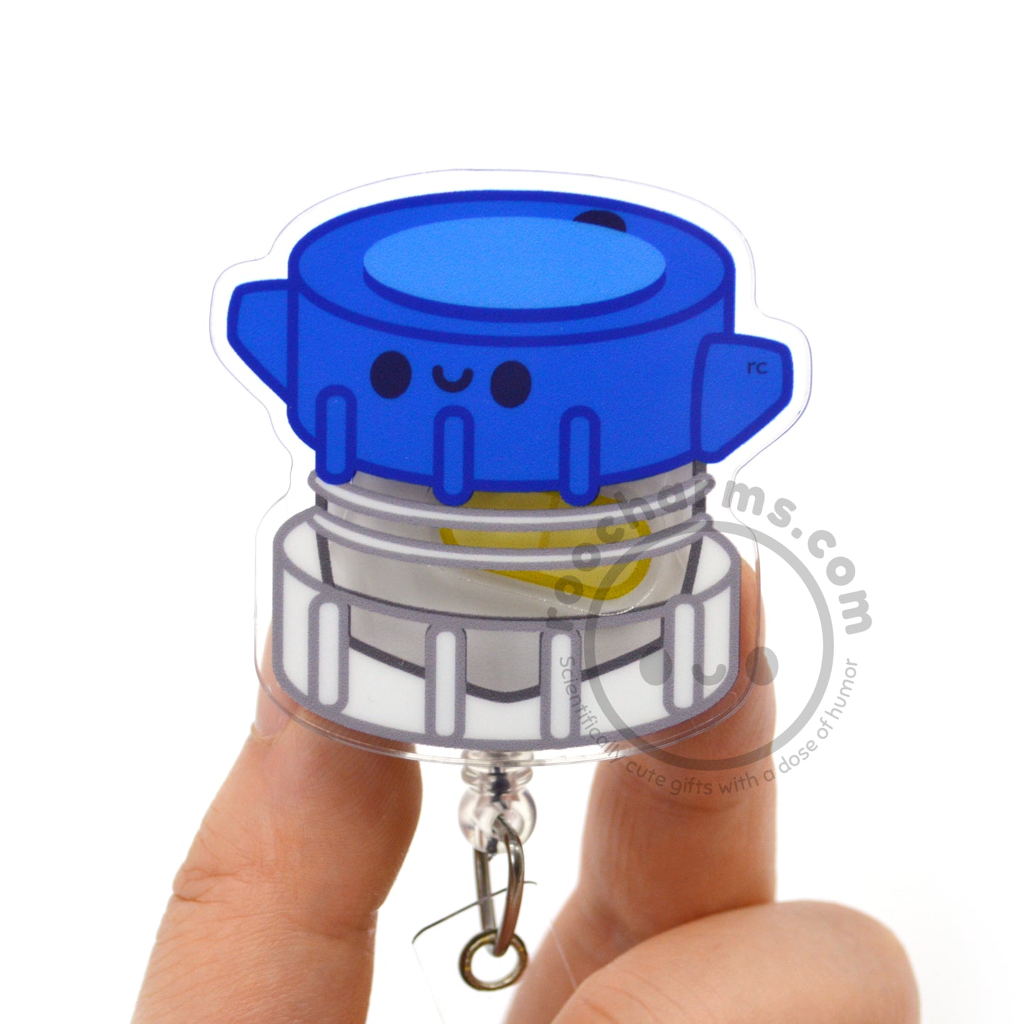 Pill Crusher Shaker Badge Reel