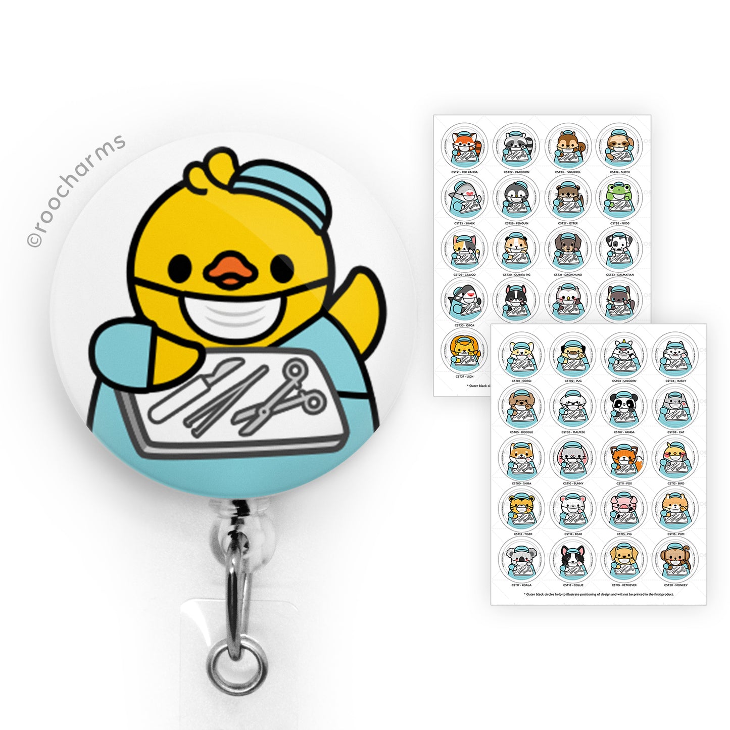 Surgical Tech Badge Reel