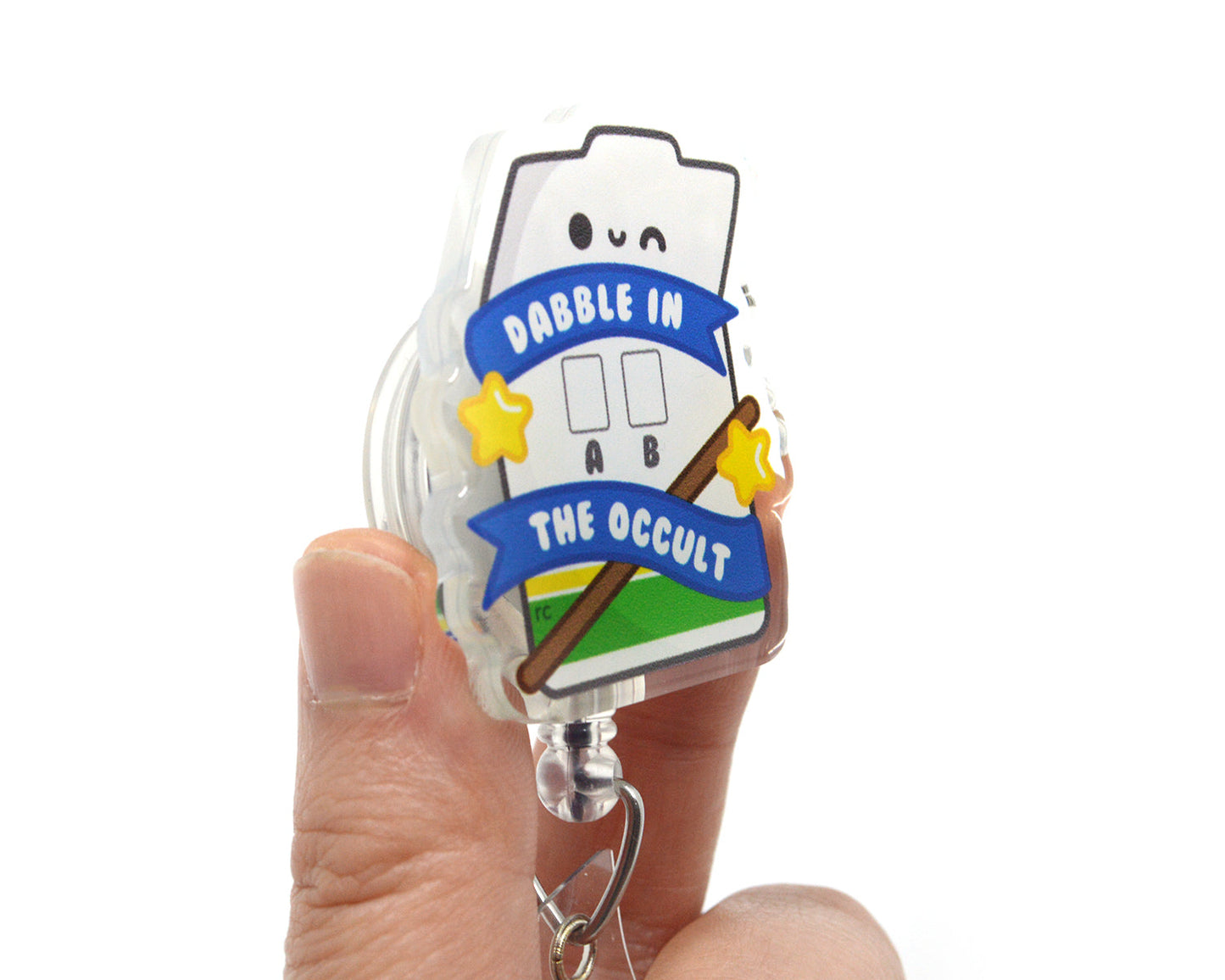 Dabble In The Occult Acrylic Badge Reel