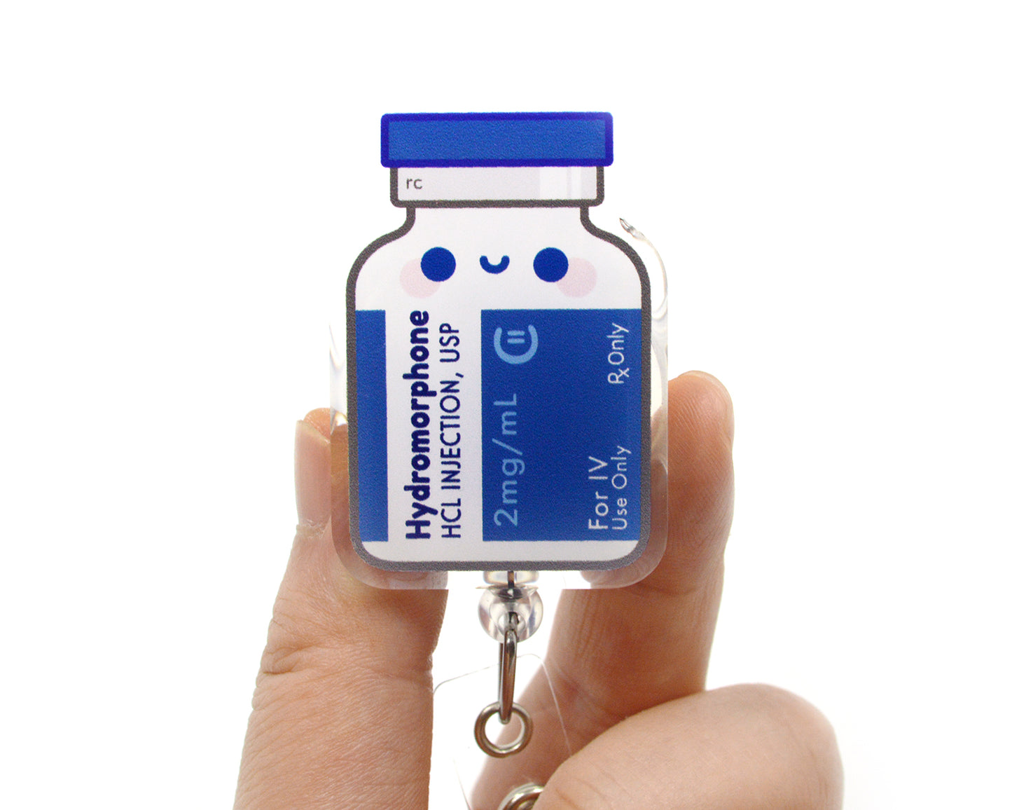 Hydromorphone Acrylic Badge Reel