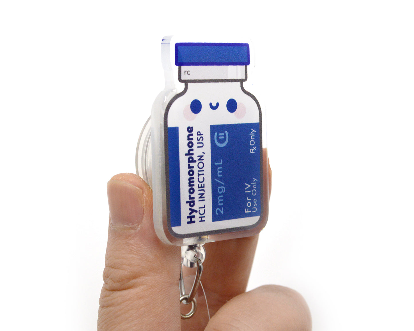Hydromorphone Acrylic Badge Reel