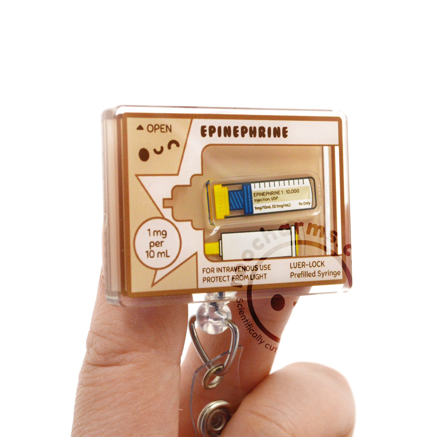 Epinephrine Shaker Badge Reel
