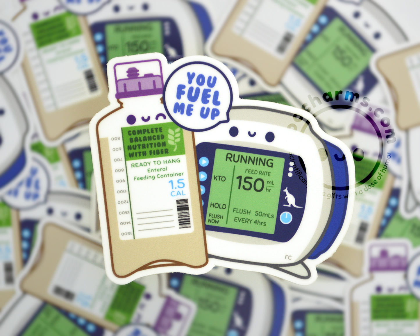 Feeding Pump Vinyl Sticker