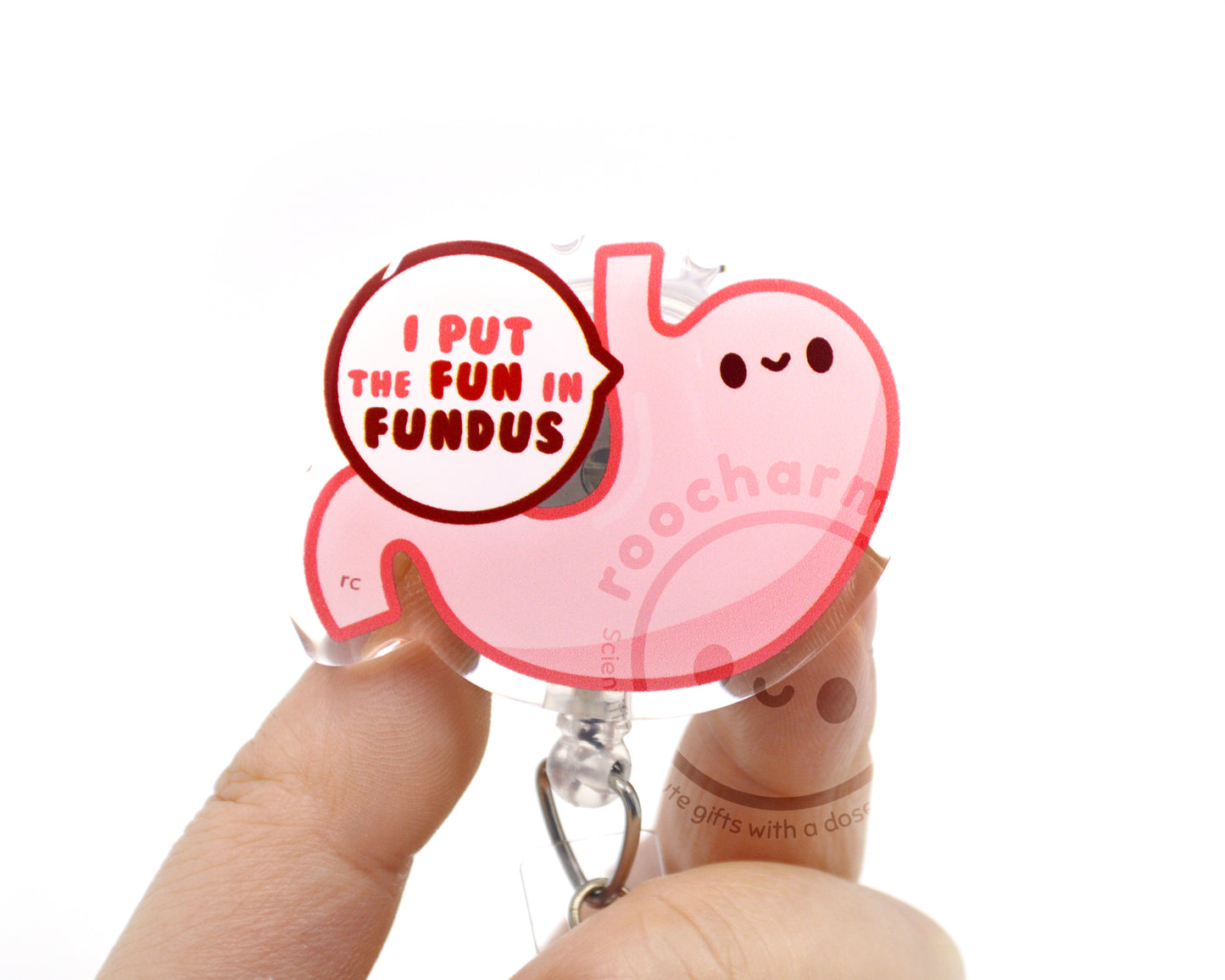 Fun In Fundus Acrylic Badge Reel