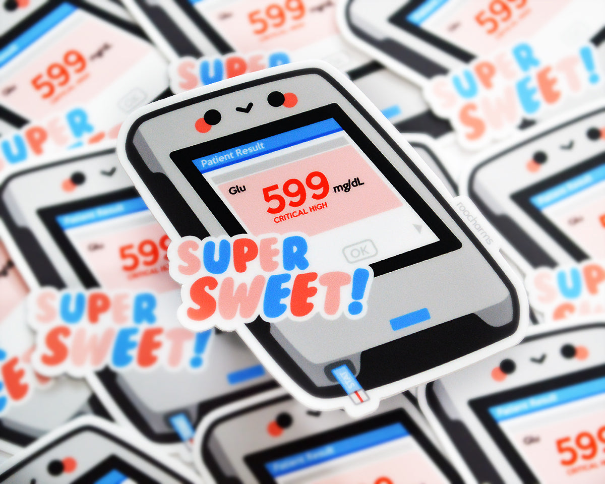 Glucometer Vinyl Sticker