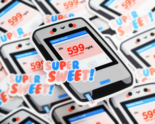Glucometer Vinyl Sticker