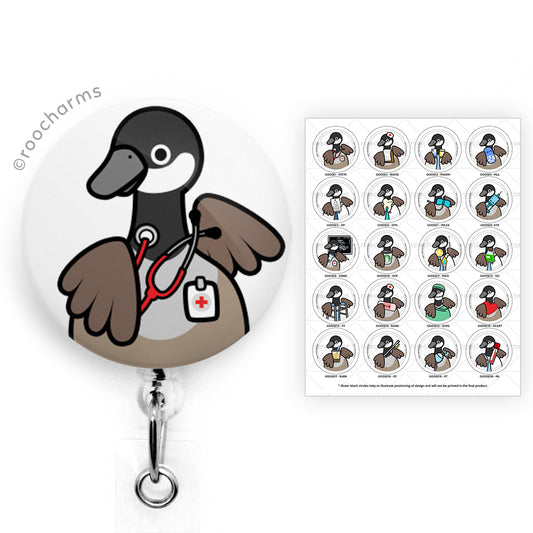 Canadian Goose Badge Reel