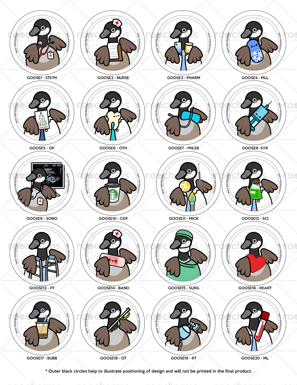 Canadian Goose Badge Reel