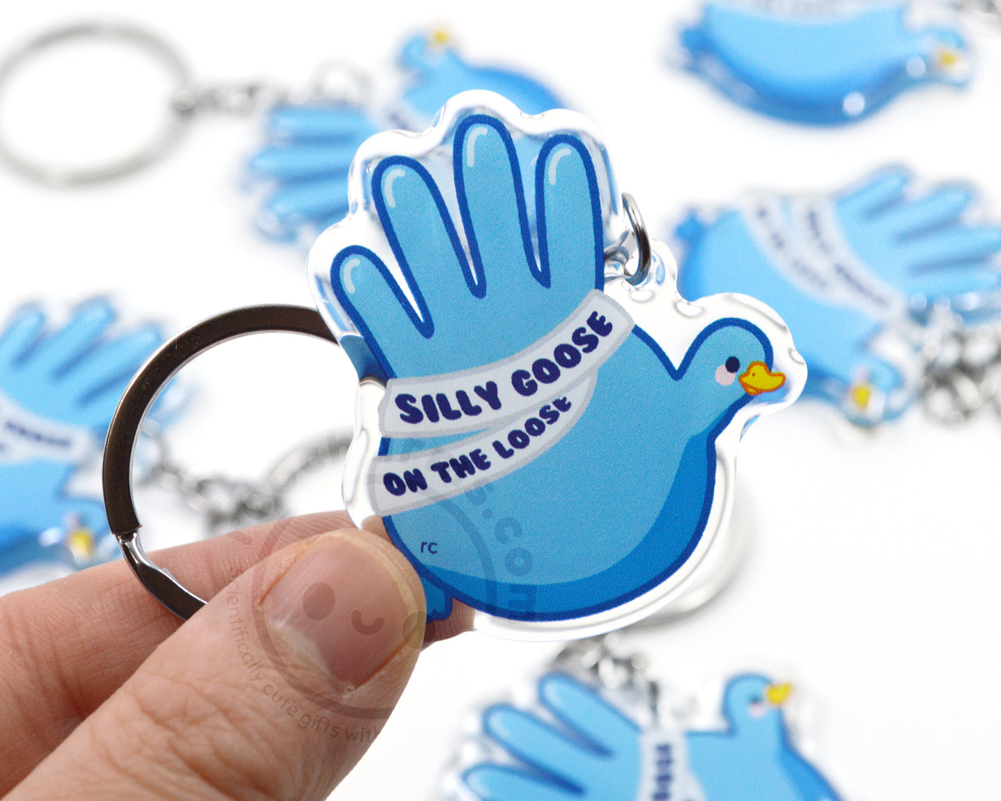 Silly Goose Keychain