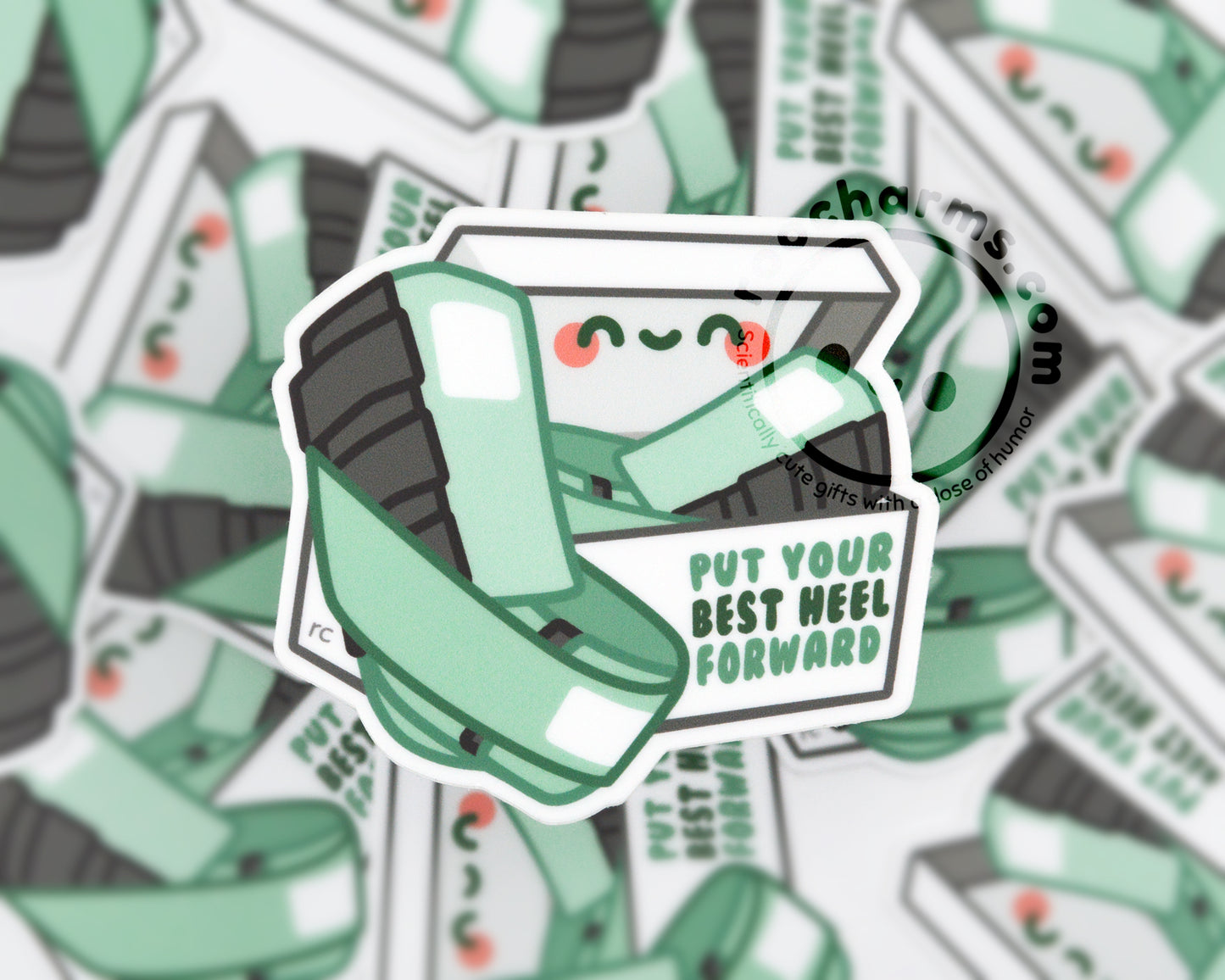Best Heel Forward Vinyl Sticker