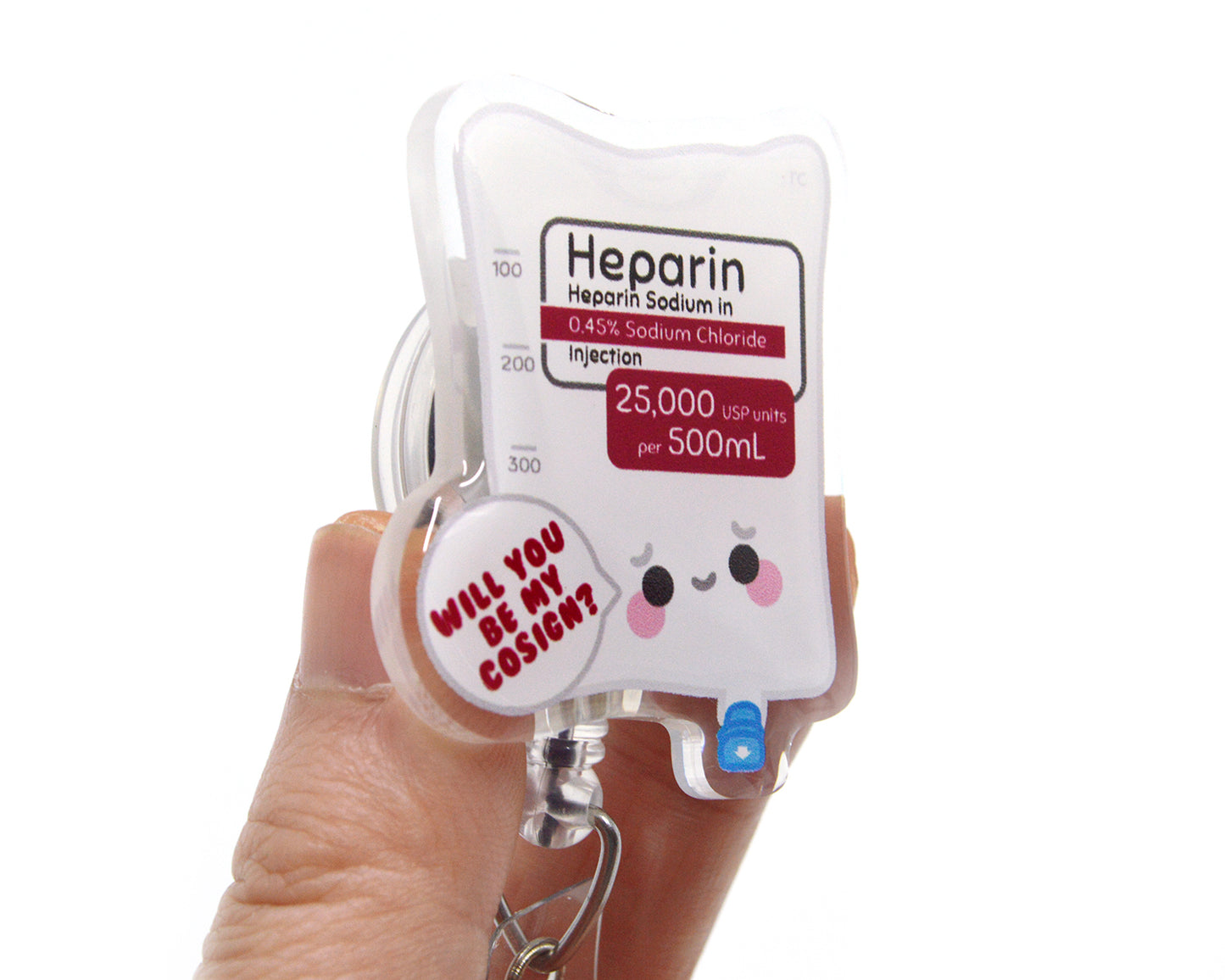 Be My Cosign Acrylic Badge Reel