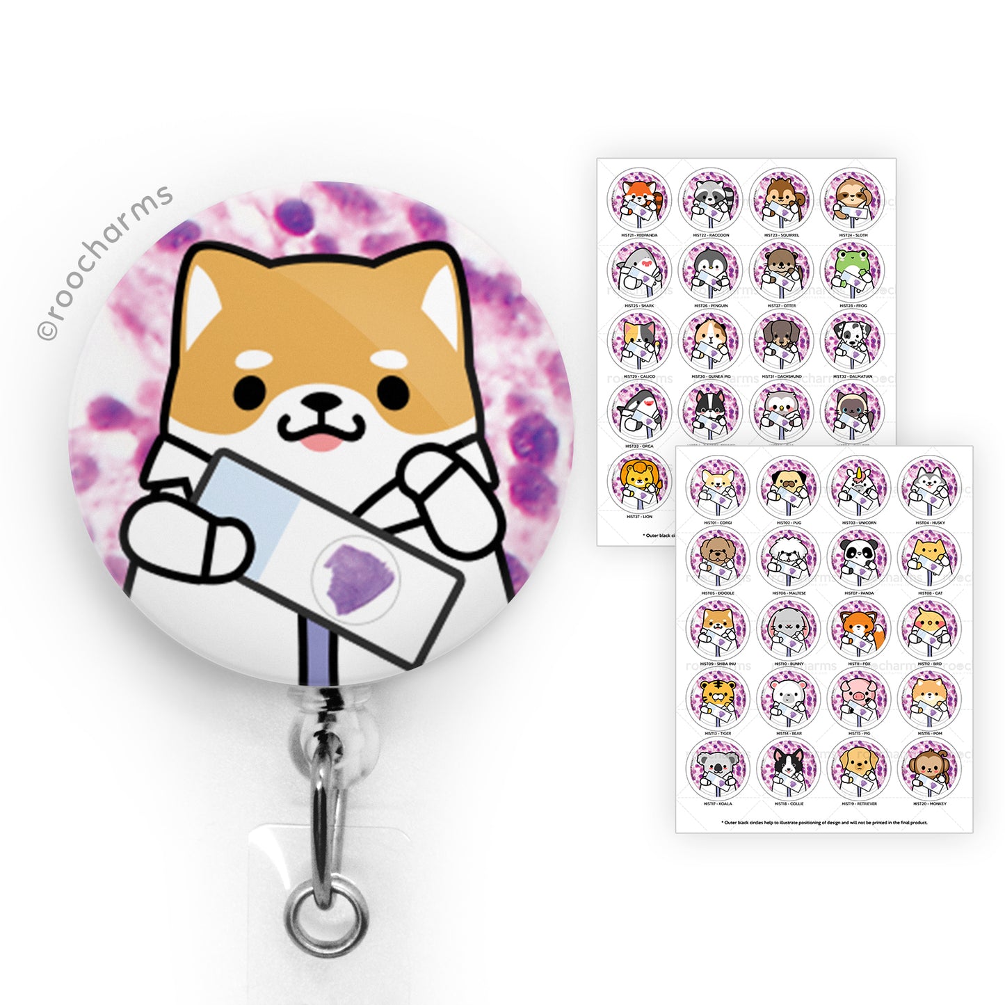 Histology Badge Reel