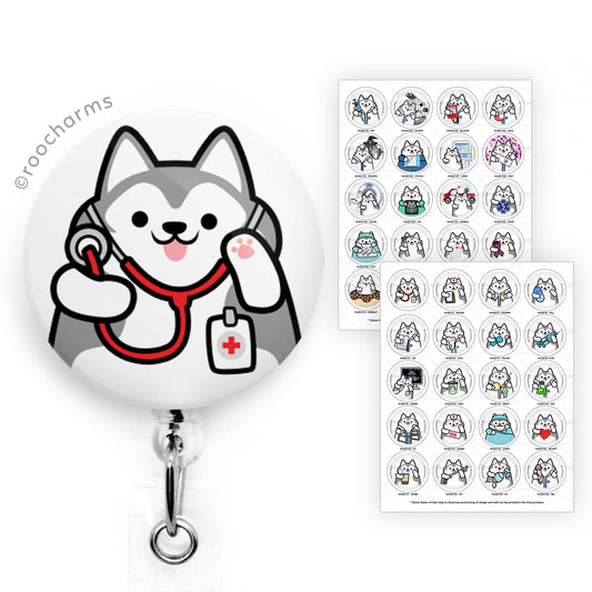 Husky Badge Reel