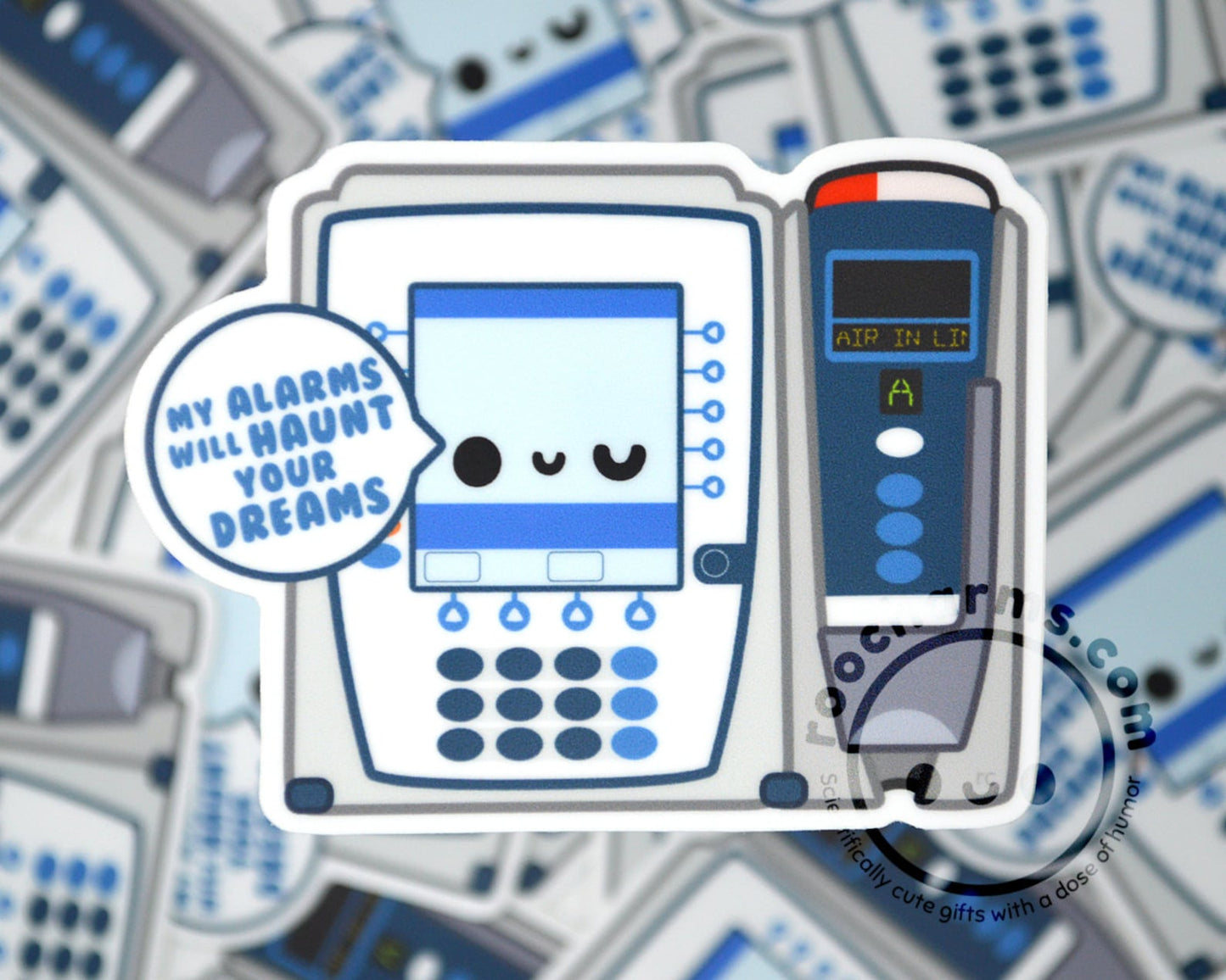Infusion Pump Vinyl Sticker