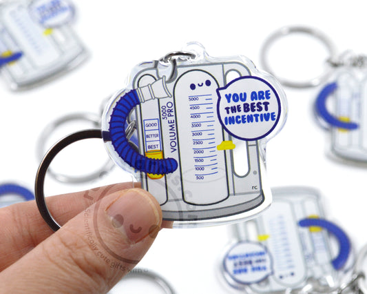 Incentive Spirometer Keychain