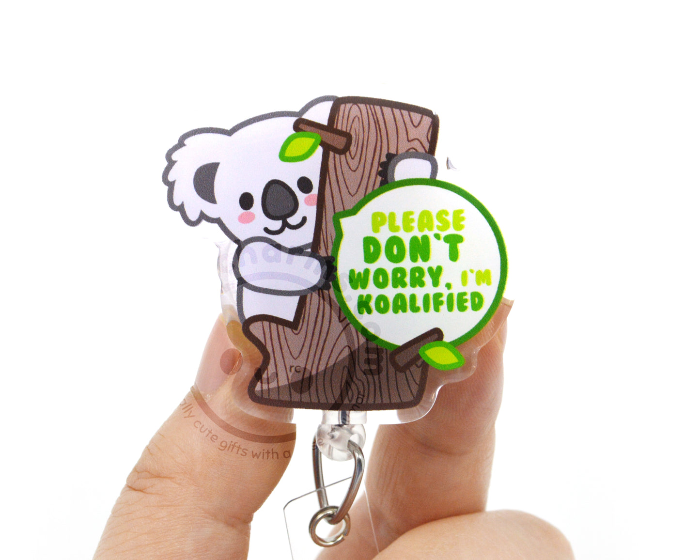 I'm Koalified Acrylic Badge Reel