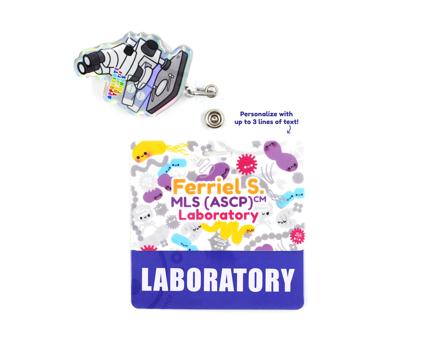 Microbes Badge Back