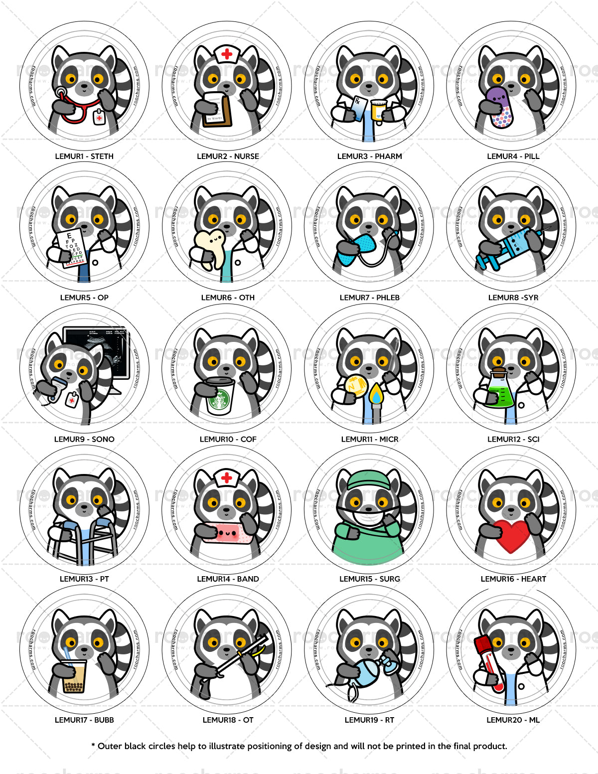 Lemur Badge Reel