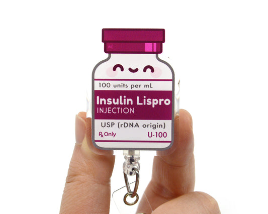 Lispro Acrylic Badge Reel