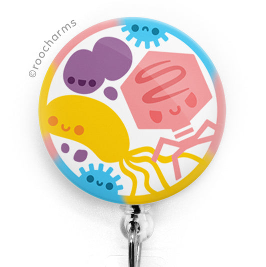 Happy Microbes Badge Reel