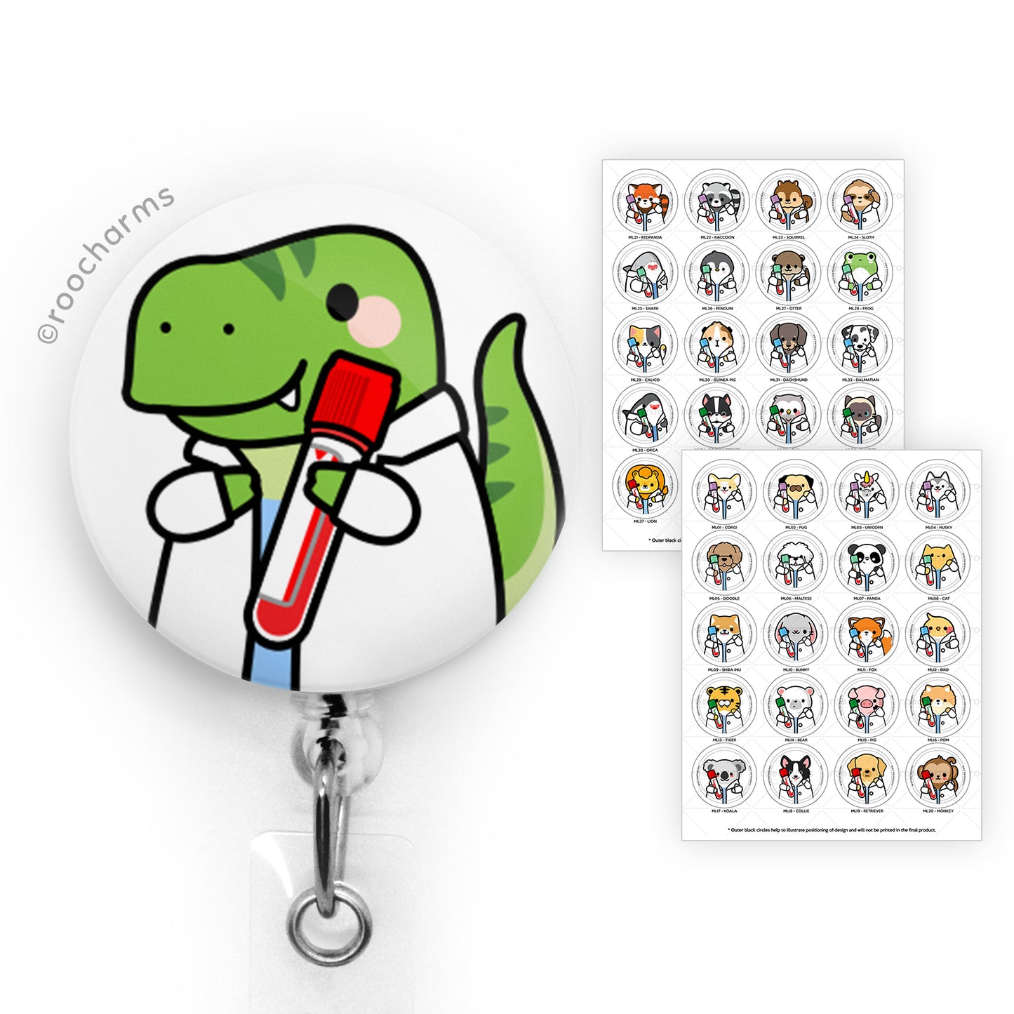 Medical Laboratory Sciences Badge Reel