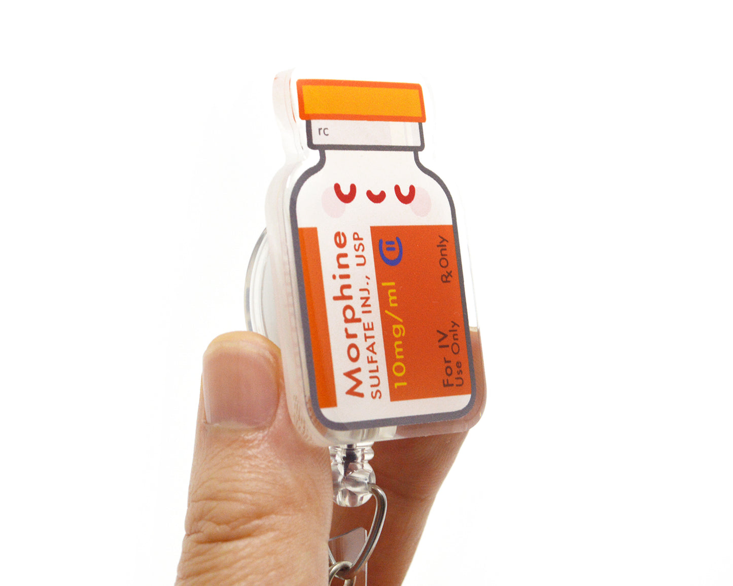 Morphine Acrylic Badge Reel