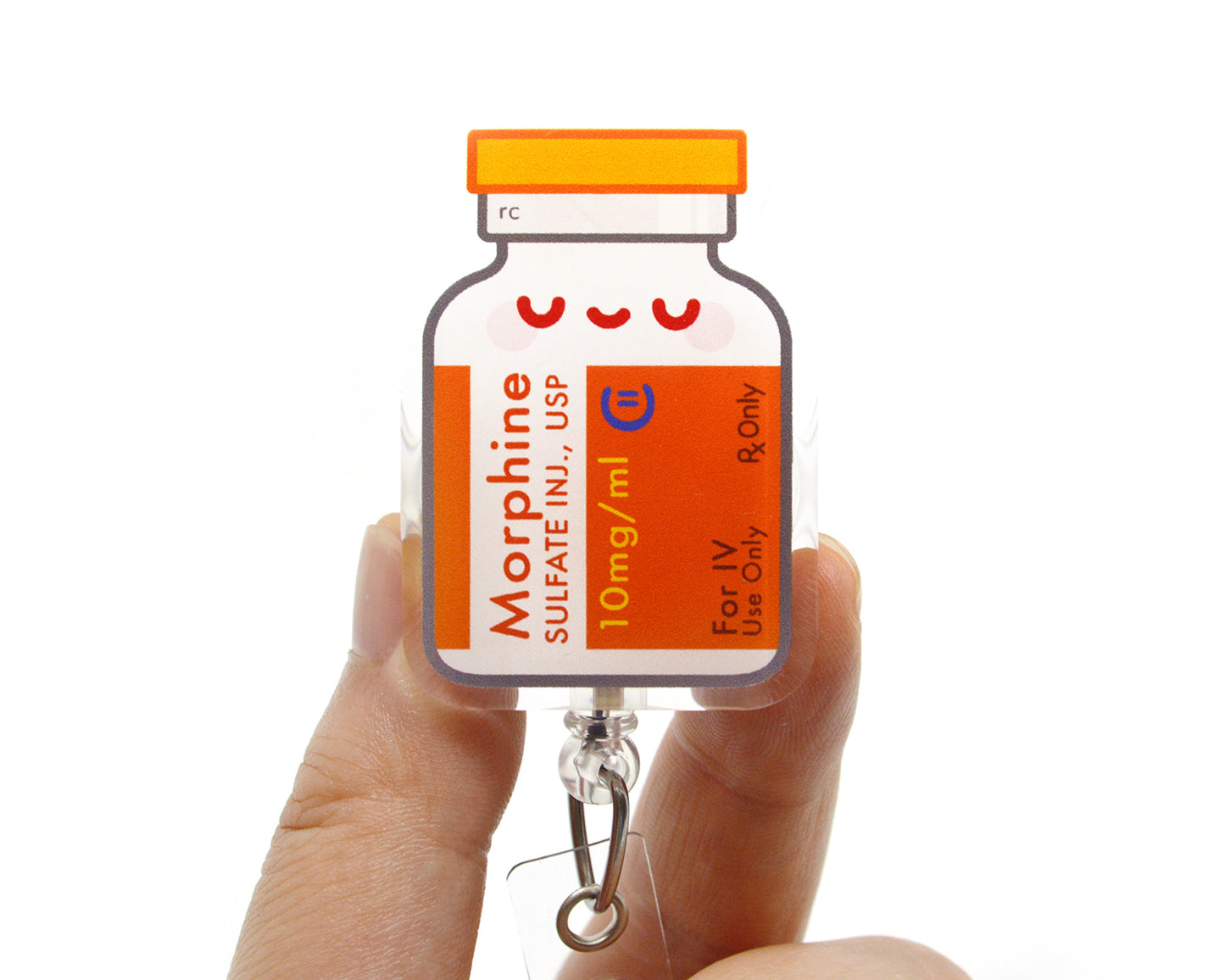 Morphine Acrylic Badge Reel