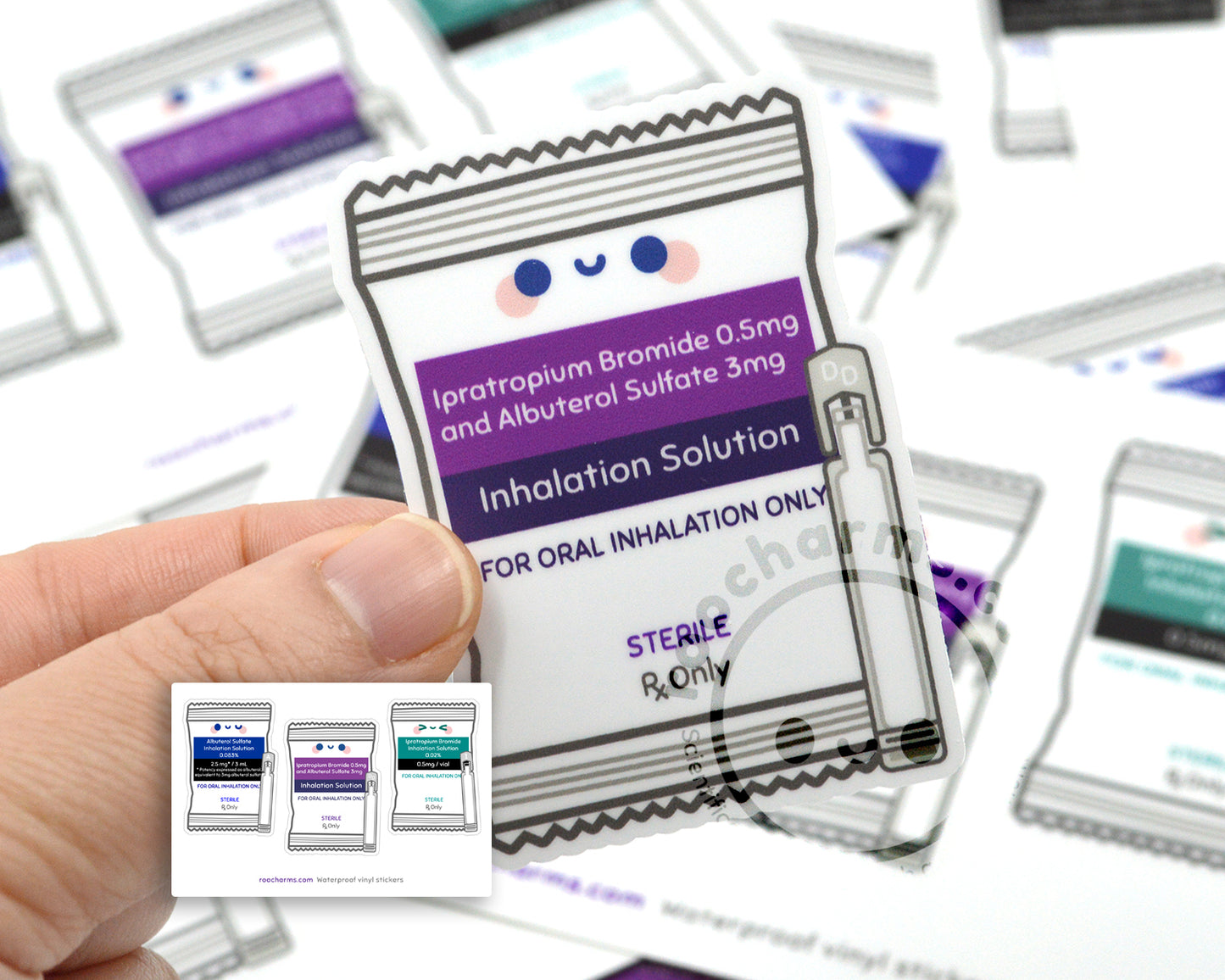 Nebulizer Sticker Sheet