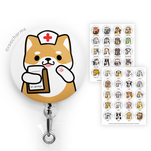 Nurse Badge Reel