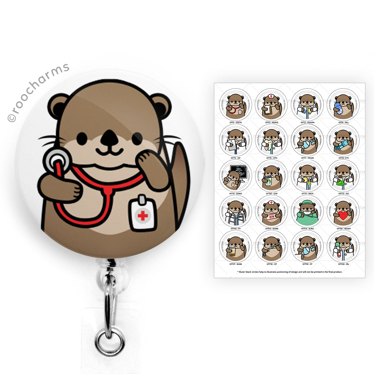 Otter Badge Reel