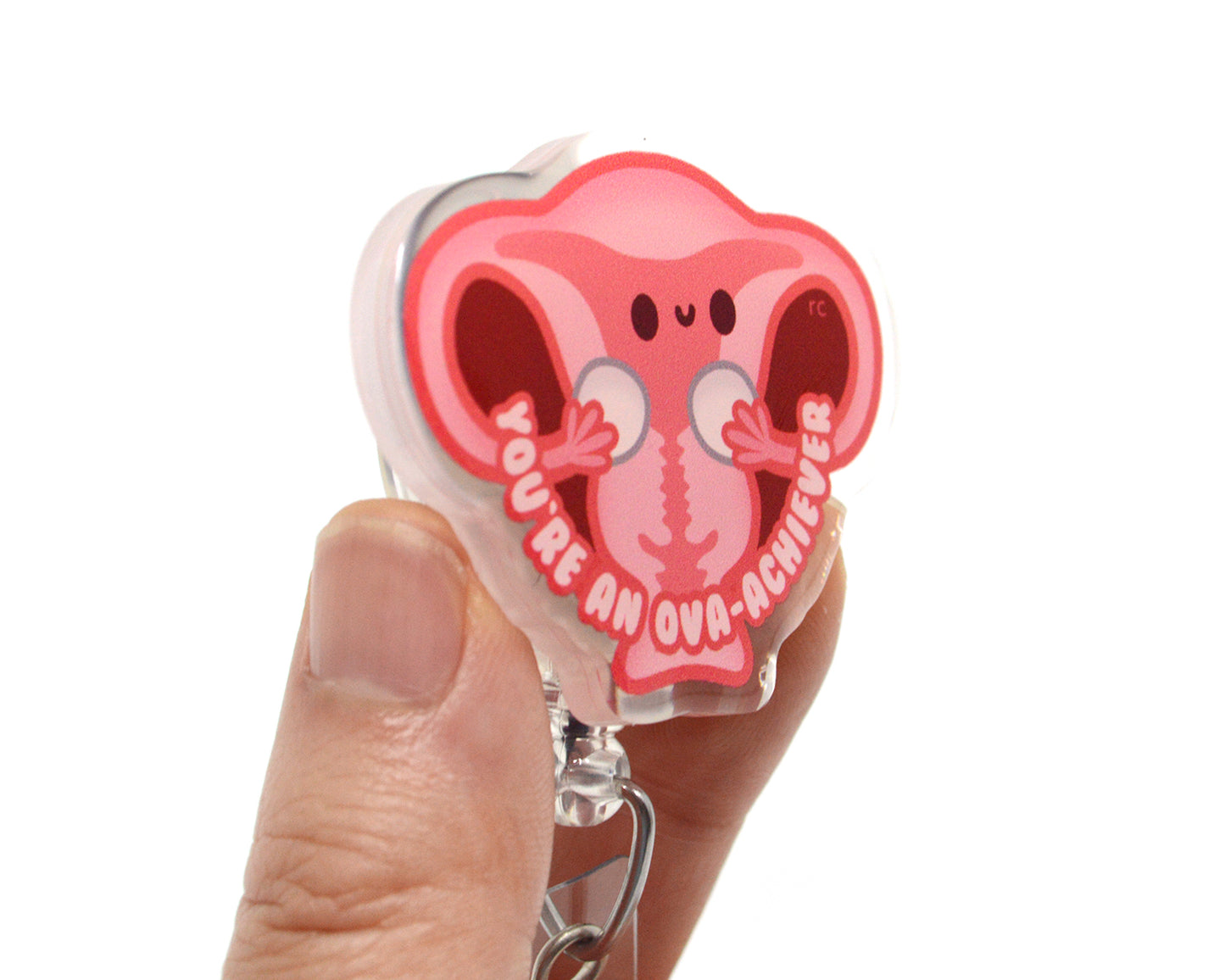 Ova Achiever Acrylic Badge Reel