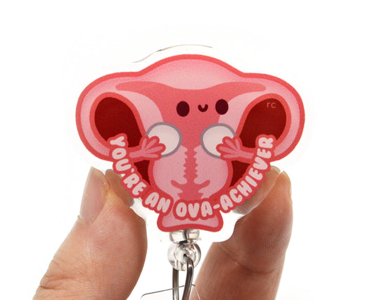Ova Achiever Acrylic Badge Reel