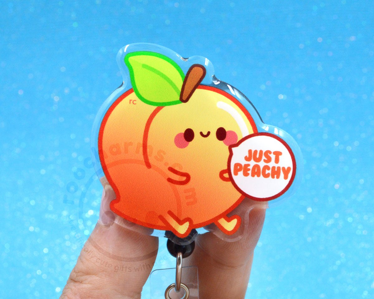 Just Peachy Badge Reel