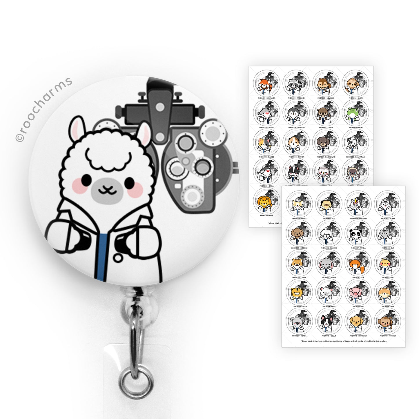 Optometrist Badge Reel