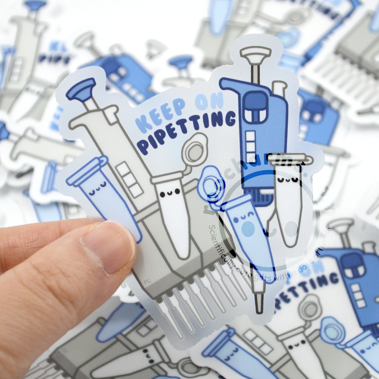 Keep On Pipetting Vinyl Sticker